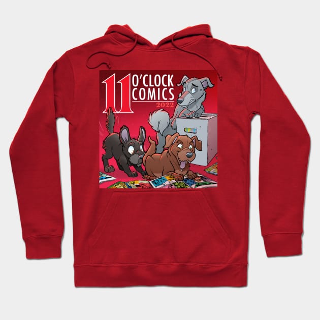 EOC 2022 Album Art Stray Dogs Hoodie by Eleven O'Clock Comics